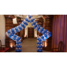 Star Shaped Balloon Arch